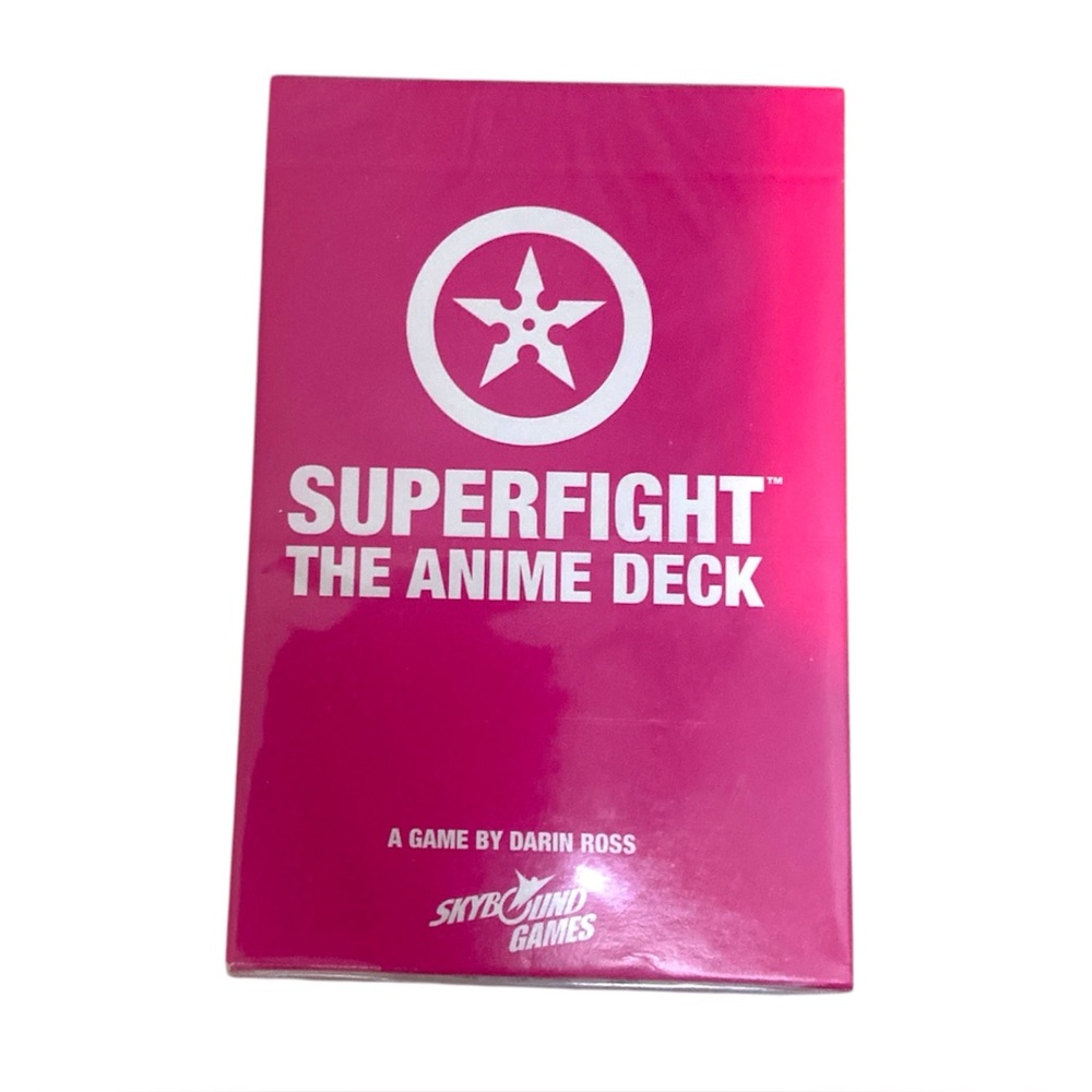 Superfight The Anime Deck Expansion‎ Set Card Game 100 Cards New Sealed